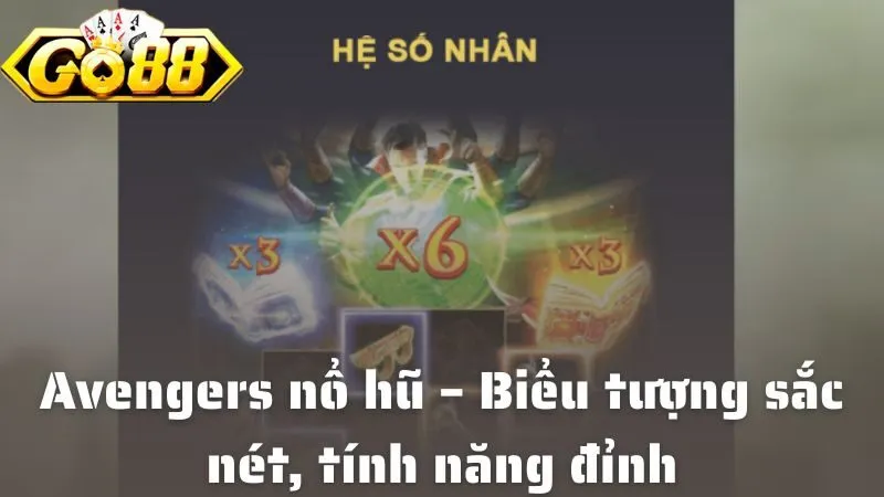 Avengers nổ hũ – Biểu tượng sắc nét, tính năng đỉnh, thưởng cực khủng