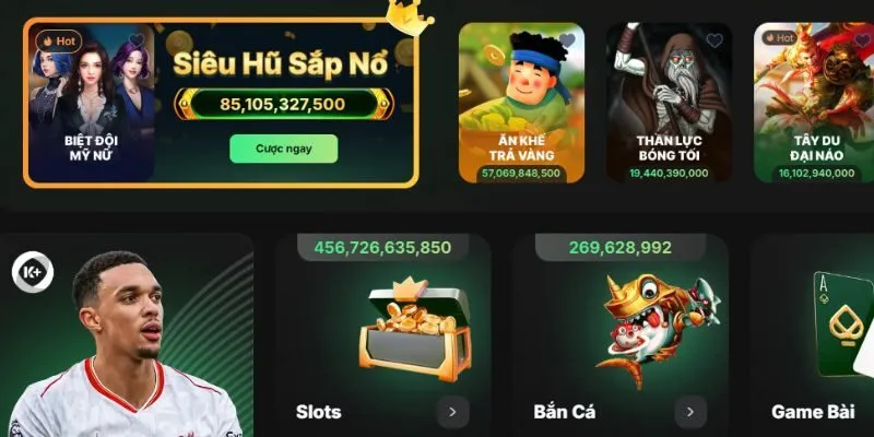 Slot game – Nổ hũ – Bắn cá 86bet